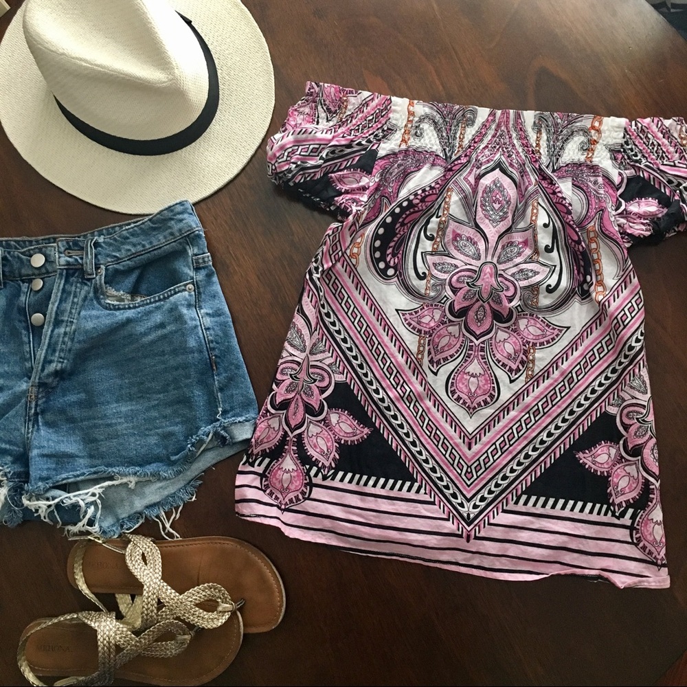 EXPRESS - Off shoulder summer top
